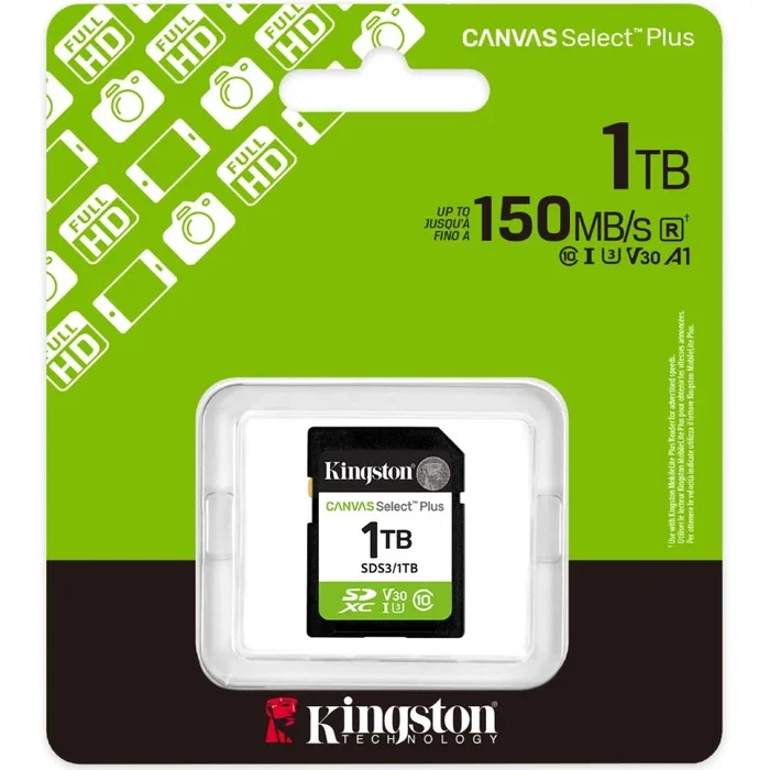 Kingston Canvas Select Plus 1 TB SDXC Kingston Canvas Select Plus 1 TB SDXC